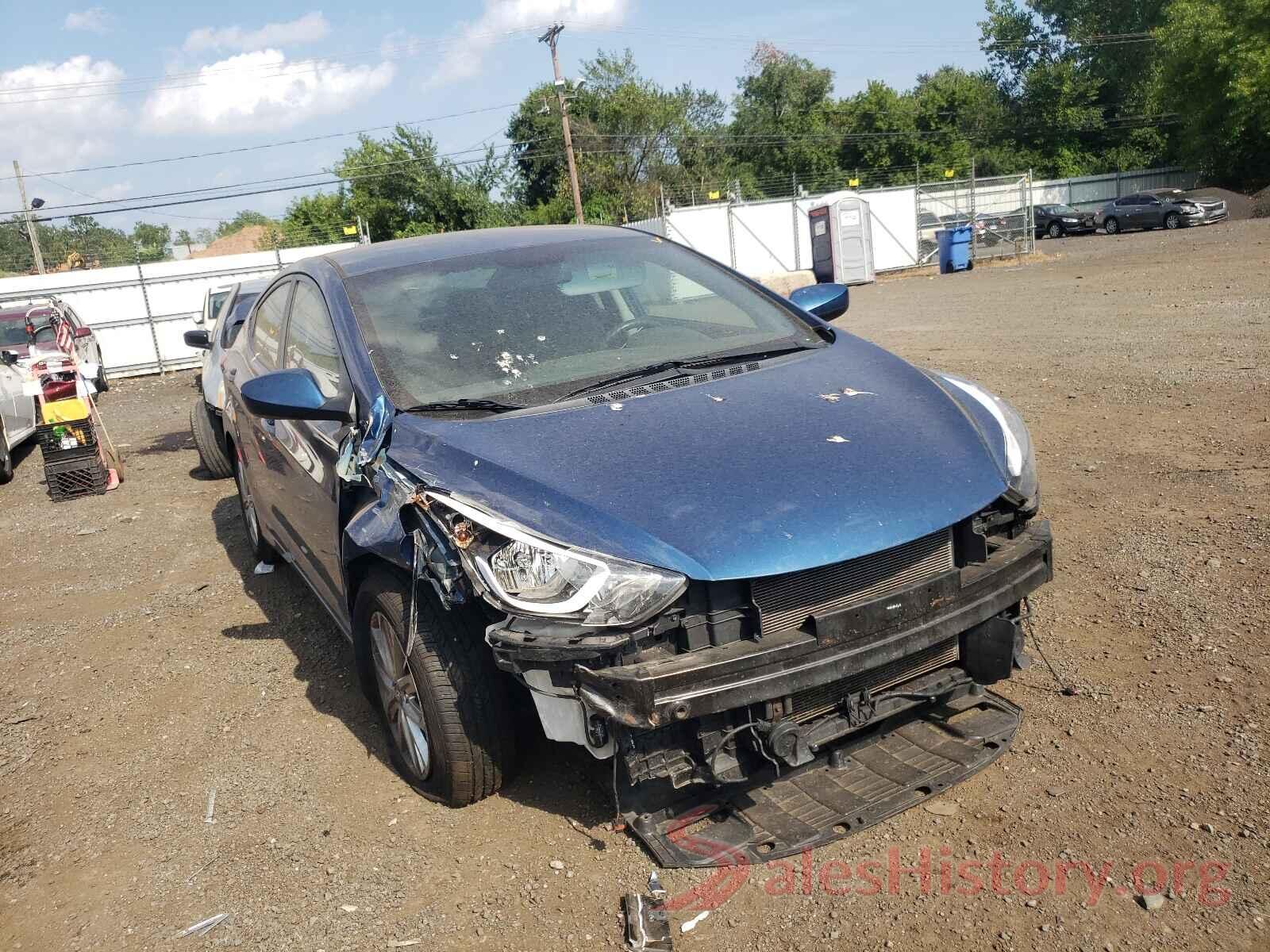 KMHDH4AEXGU586748 2016 HYUNDAI ELANTRA