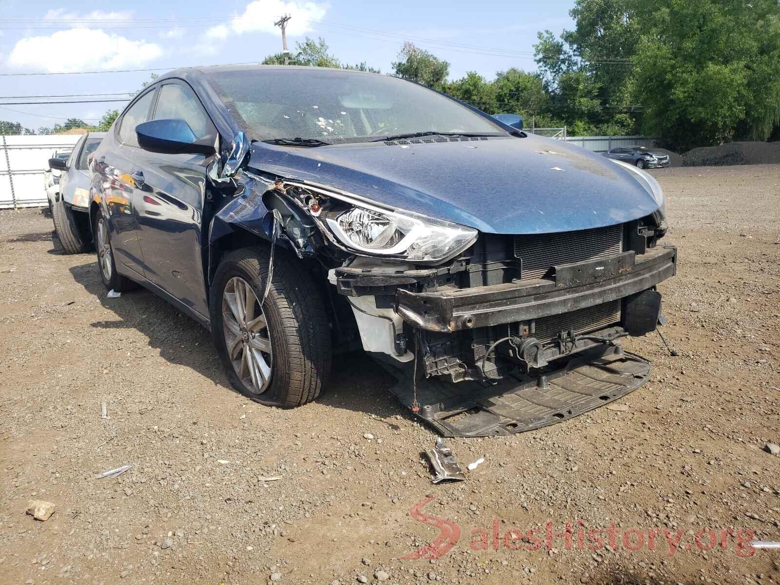 KMHDH4AEXGU586748 2016 HYUNDAI ELANTRA