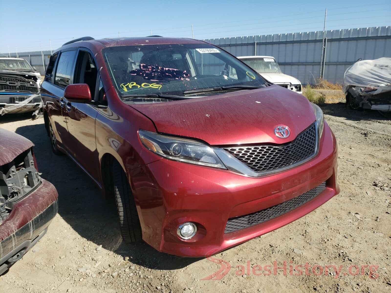 5TDXZ3DC0HS815754 2017 TOYOTA SIENNA