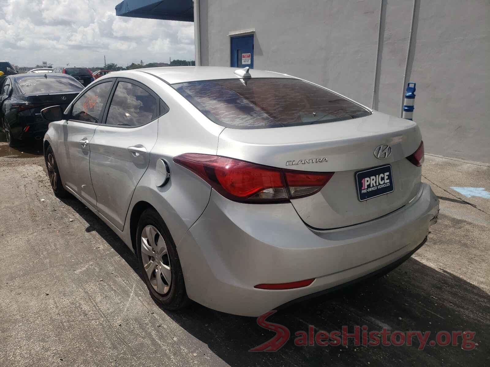 5NPDH4AEXGH769937 2016 HYUNDAI ELANTRA