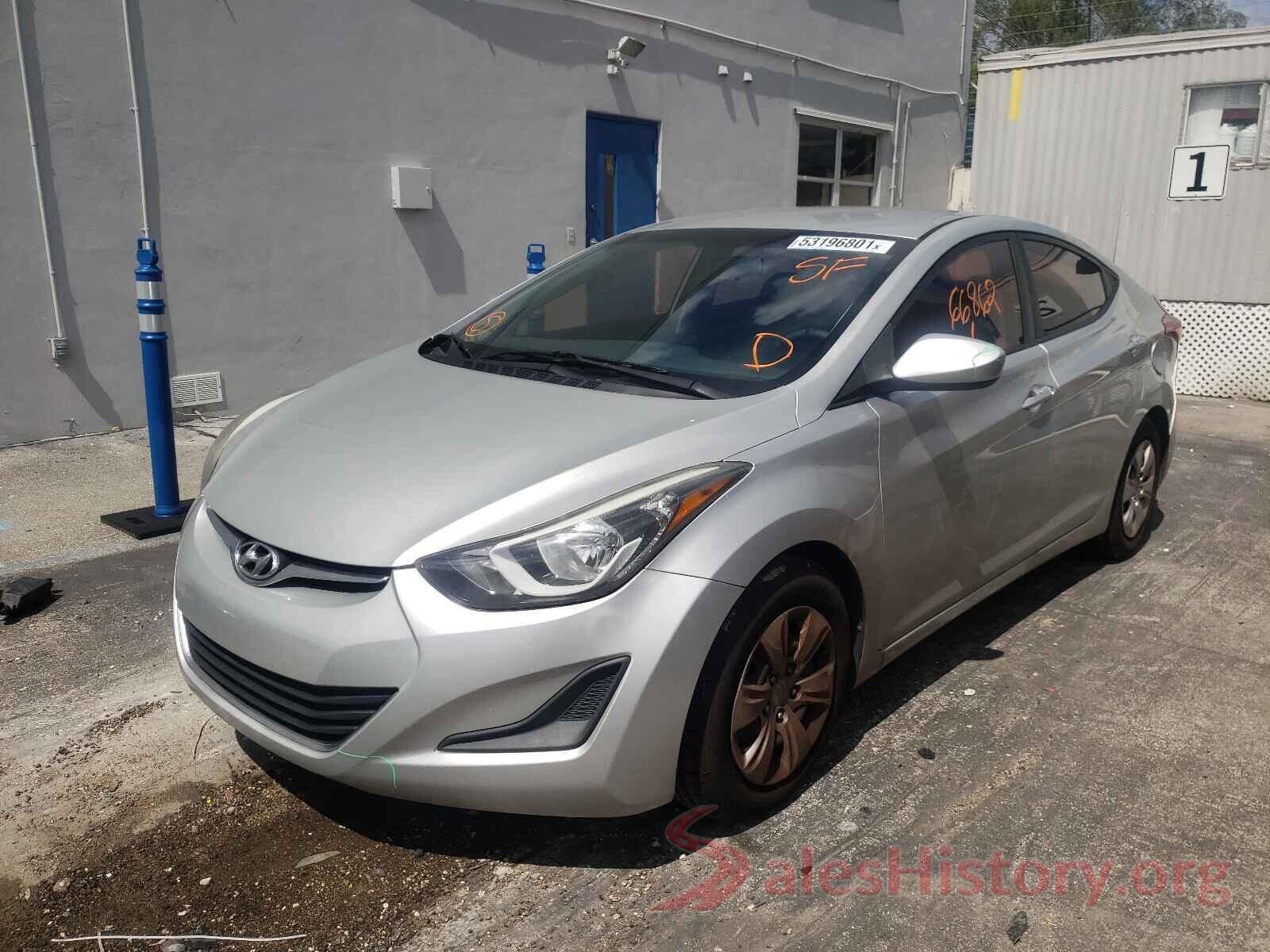 5NPDH4AEXGH769937 2016 HYUNDAI ELANTRA