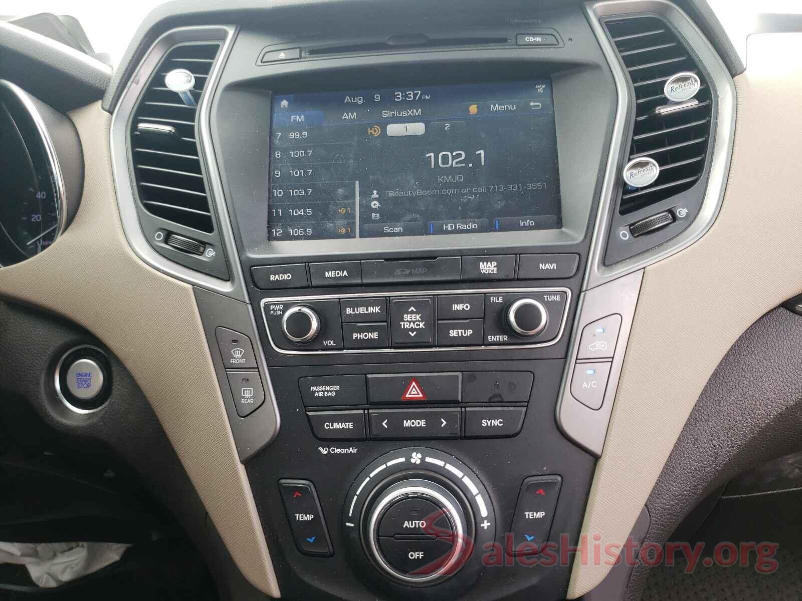 5NMZU3LB7HH041389 2017 HYUNDAI SANTA FE