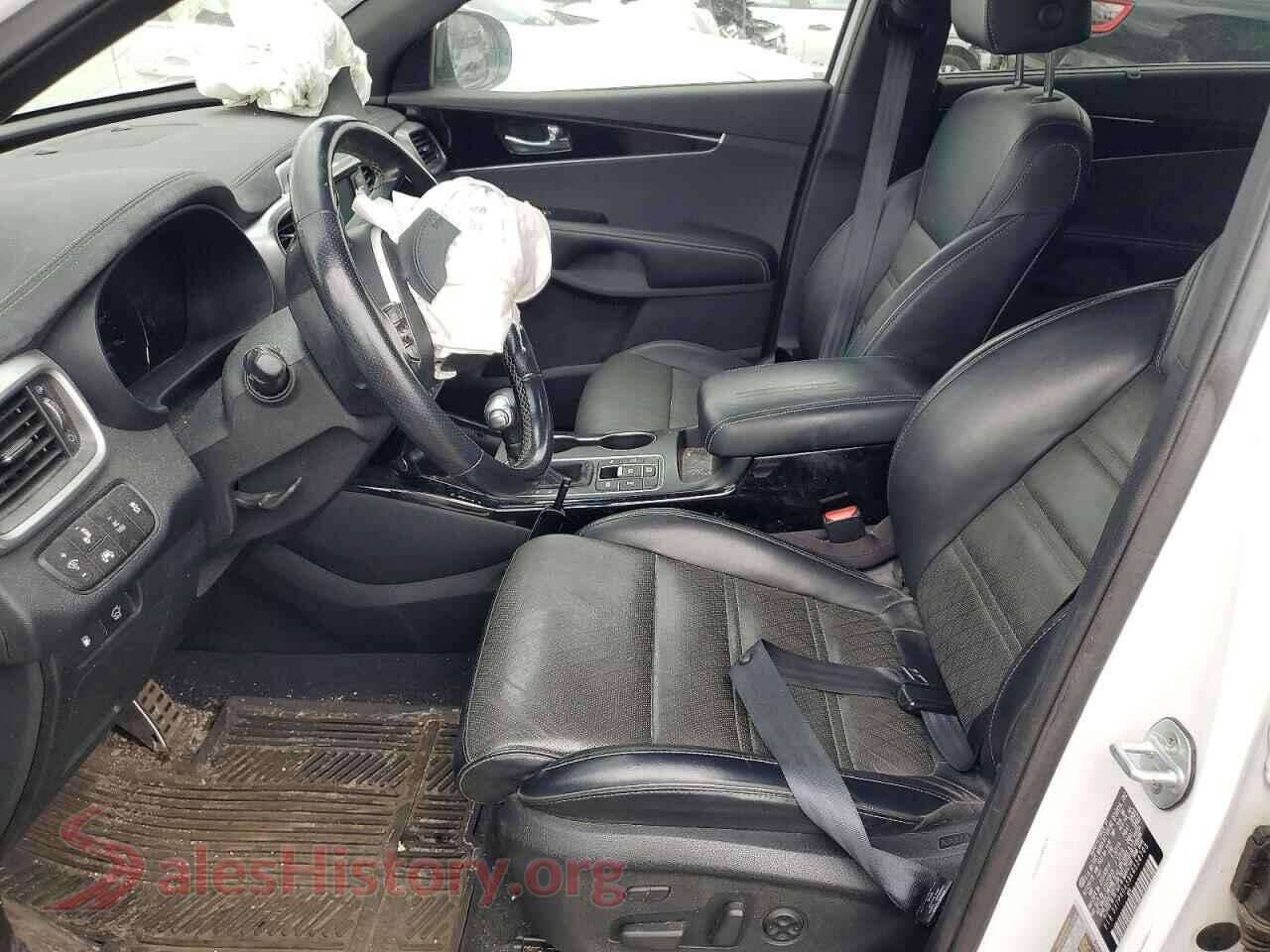2019 KIA SORENTO VIN 5XYPKDA59KG538705, engine bay