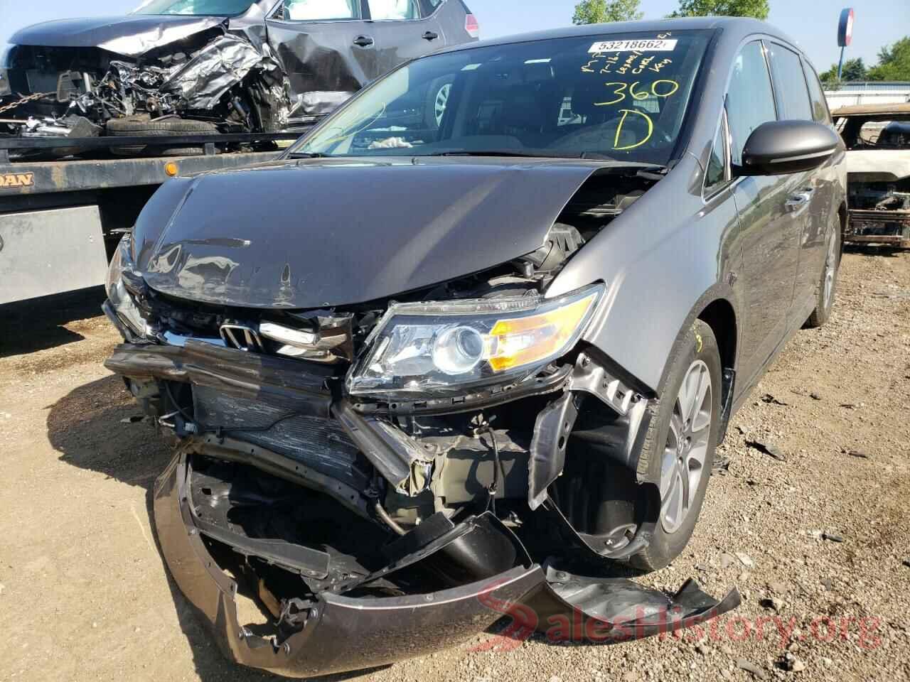 5FNRL5H92HB006667 2017 HONDA ODYSSEY