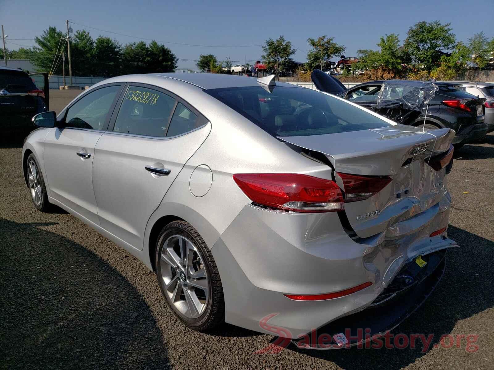 KMHD84LF9HU316871 2017 HYUNDAI ELANTRA