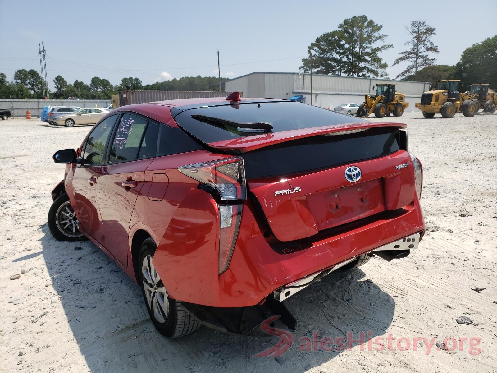 JTDKARFU8G3525465 2016 TOYOTA PRIUS