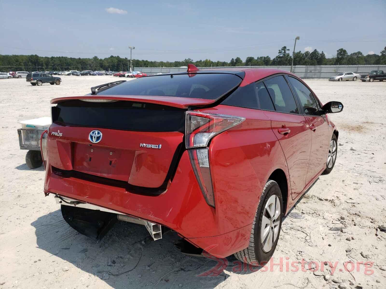 JTDKARFU8G3525465 2016 TOYOTA PRIUS