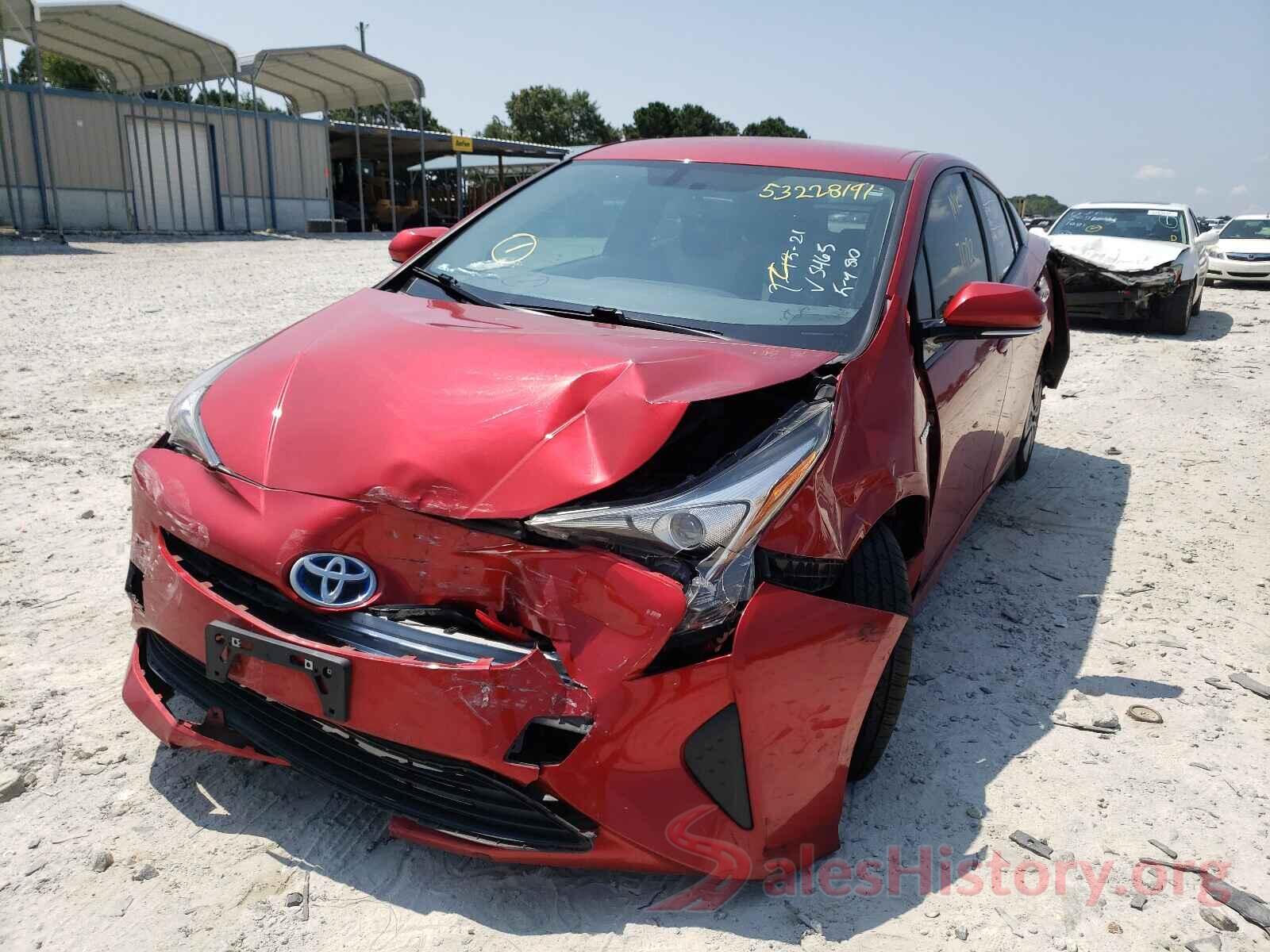 JTDKARFU8G3525465 2016 TOYOTA PRIUS