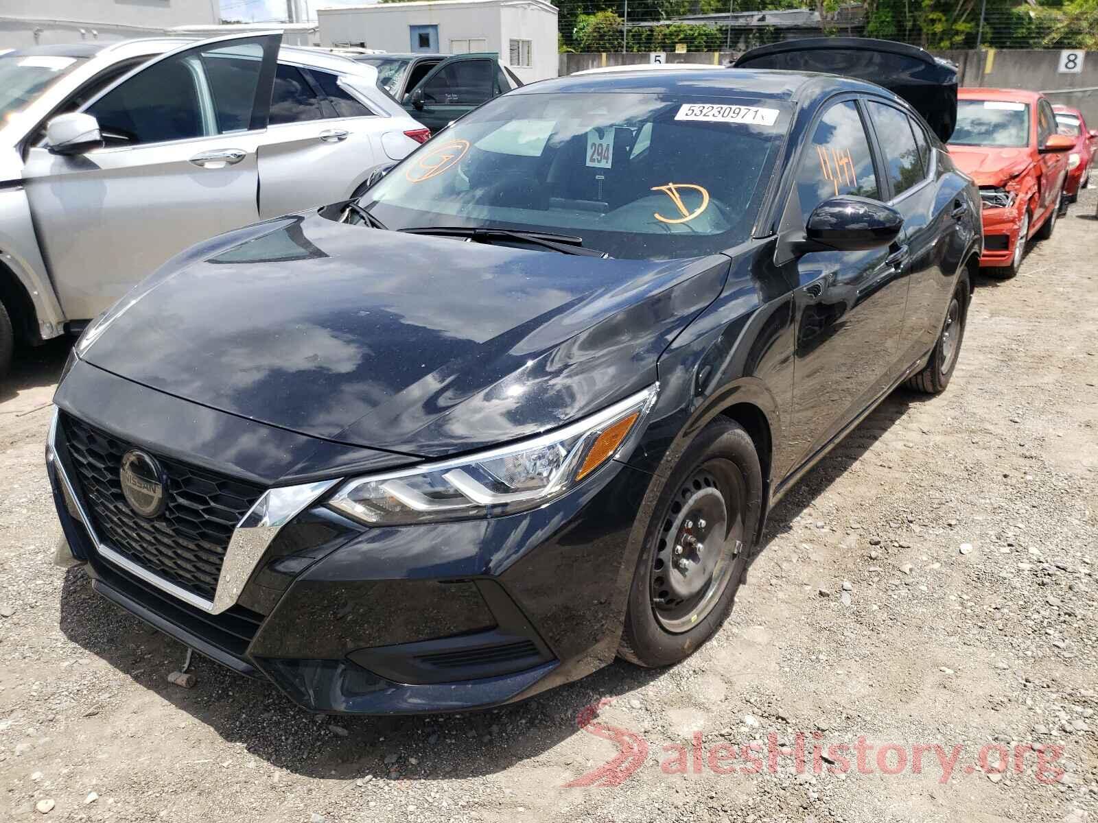 3N1AB8BV7LY268417 2020 NISSAN SENTRA