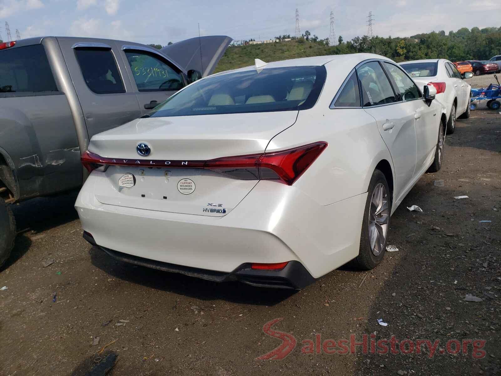 4T1B21FBXKU004484 2019 TOYOTA AVALON