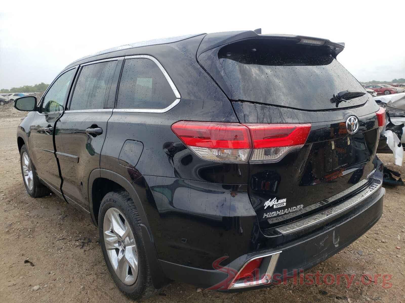 5TDDZRFH8KS734152 2019 TOYOTA HIGHLANDER