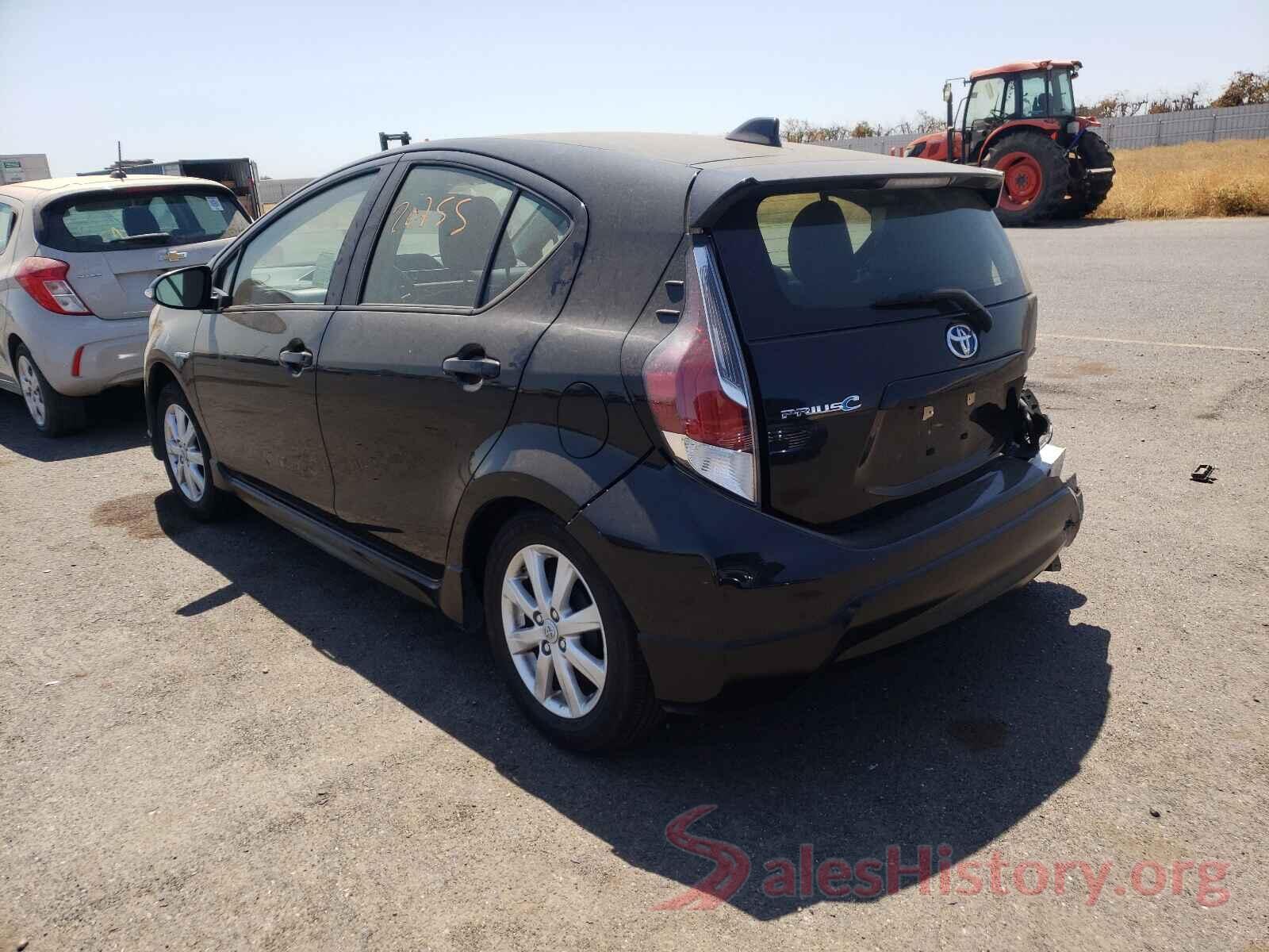 JTDKDTB31H1591807 2017 TOYOTA PRIUS