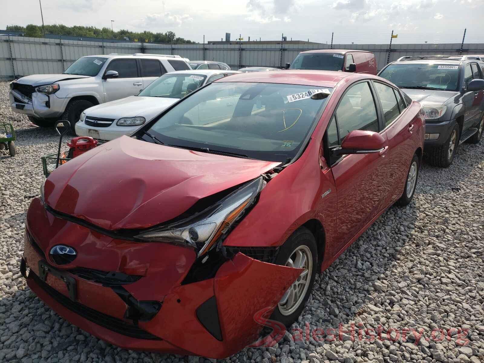 JTDKBRFU1H3052264 2017 TOYOTA PRIUS