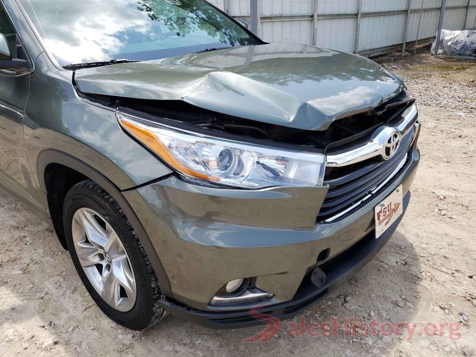 5TDDKRFH3GS352820 2016 TOYOTA HIGHLANDER