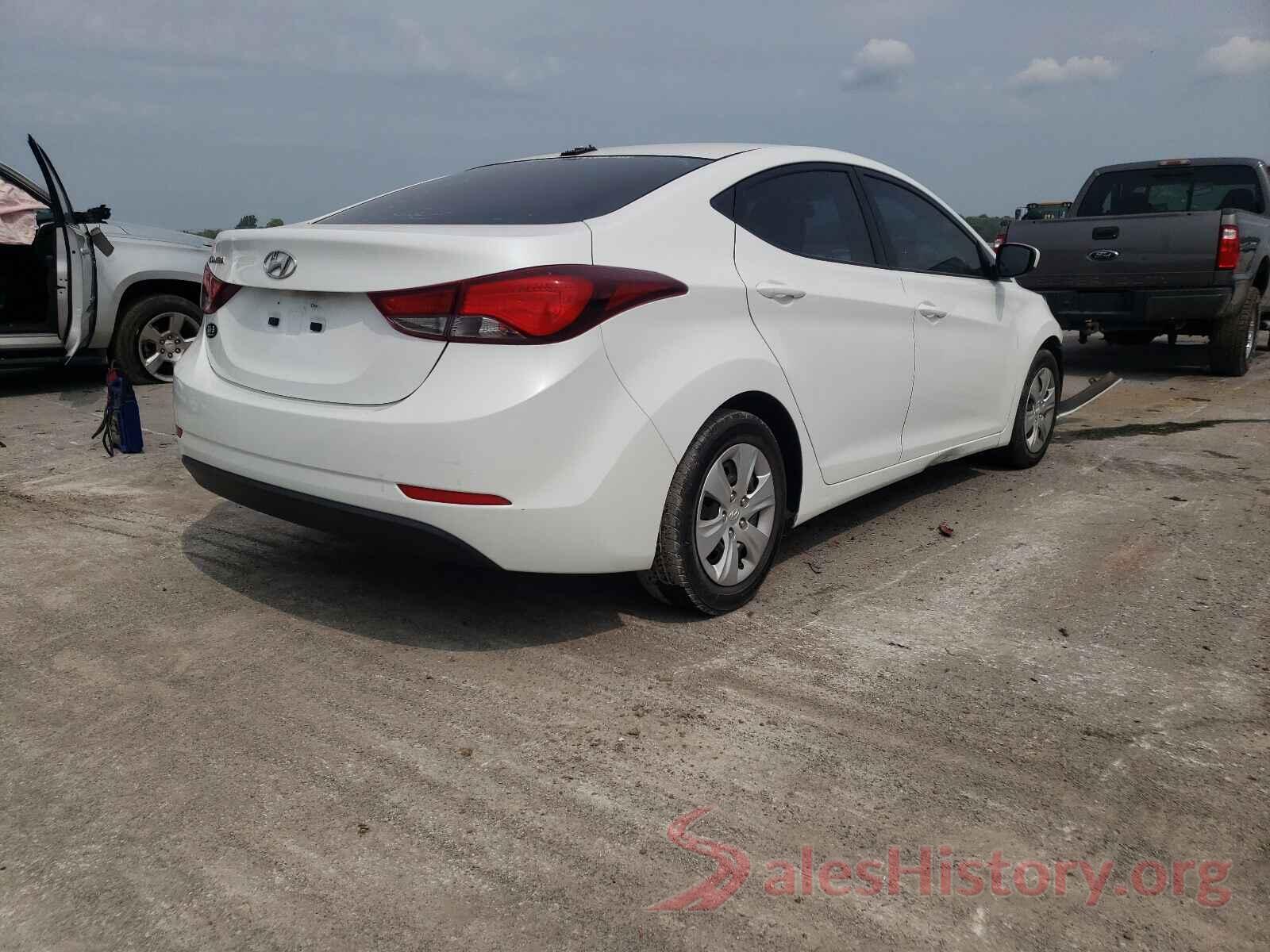 5NPDH4AE4GH674371 2016 HYUNDAI ELANTRA