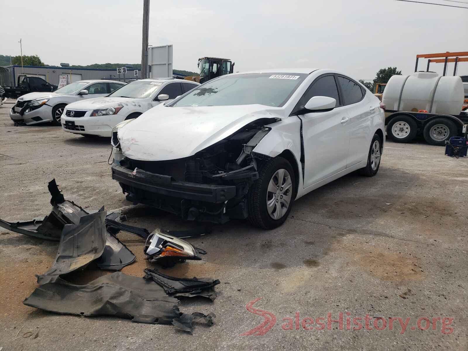 5NPDH4AE4GH674371 2016 HYUNDAI ELANTRA