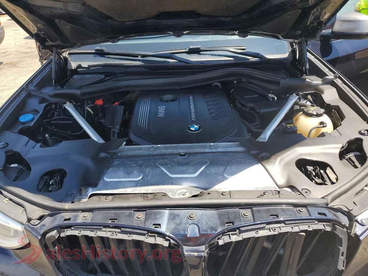 2019 BMW X3 VIN 5UXTS3C58K0Z03790, wheel and tire