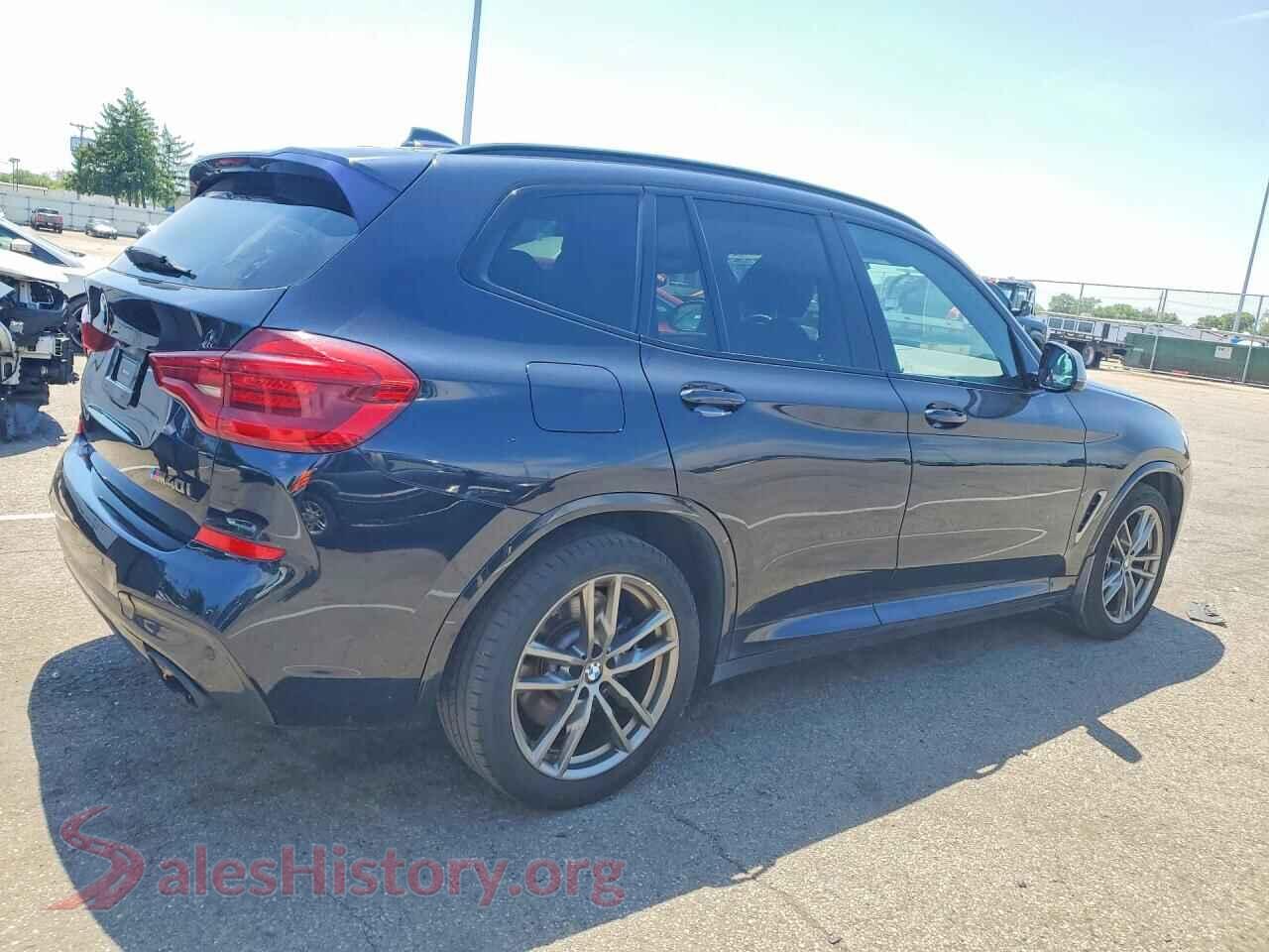 2019 BMW X3 VIN 5UXTS3C58K0Z03790, right side view