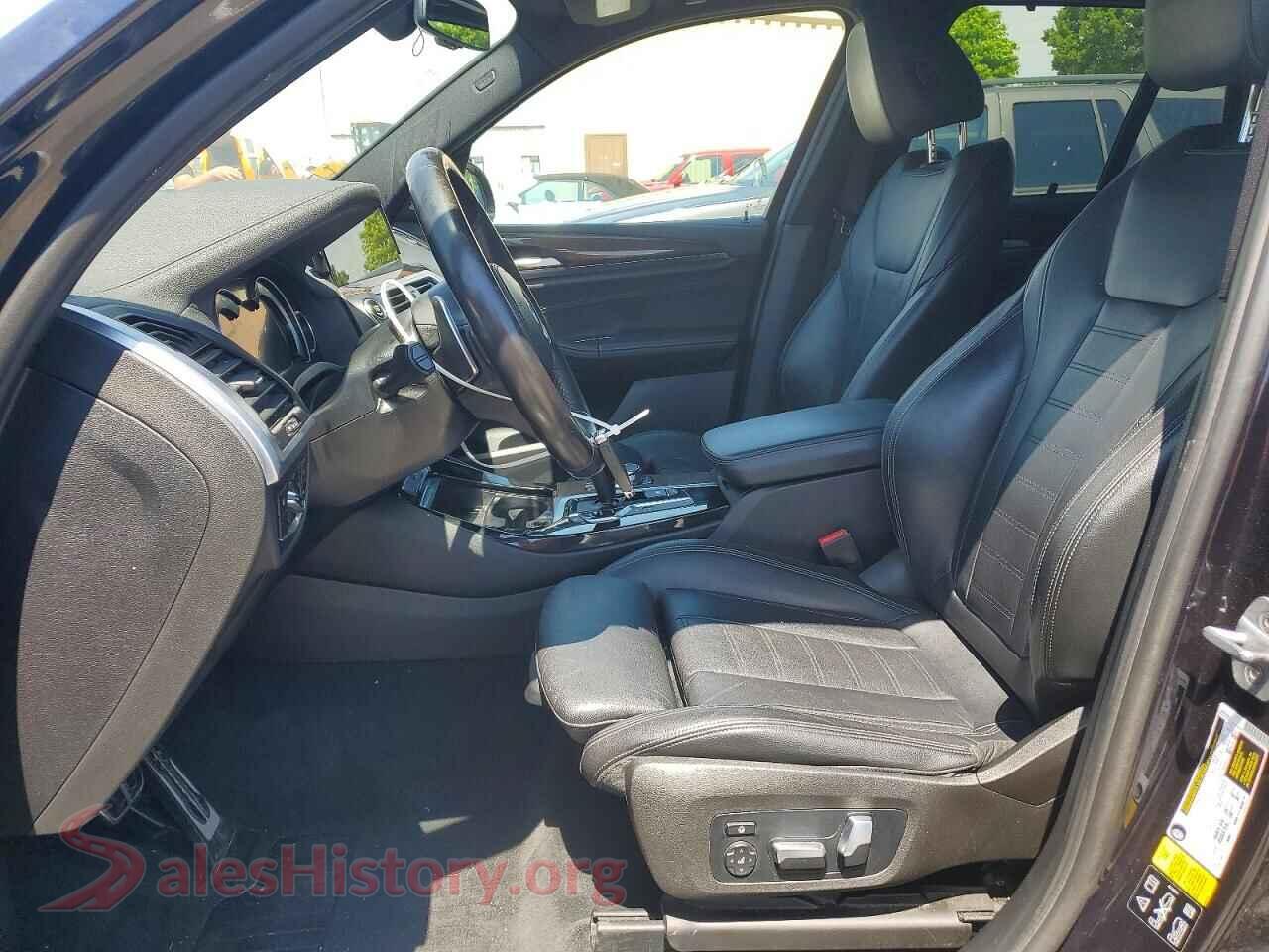 2019 BMW X3 VIN 5UXTS3C58K0Z03790, engine bay