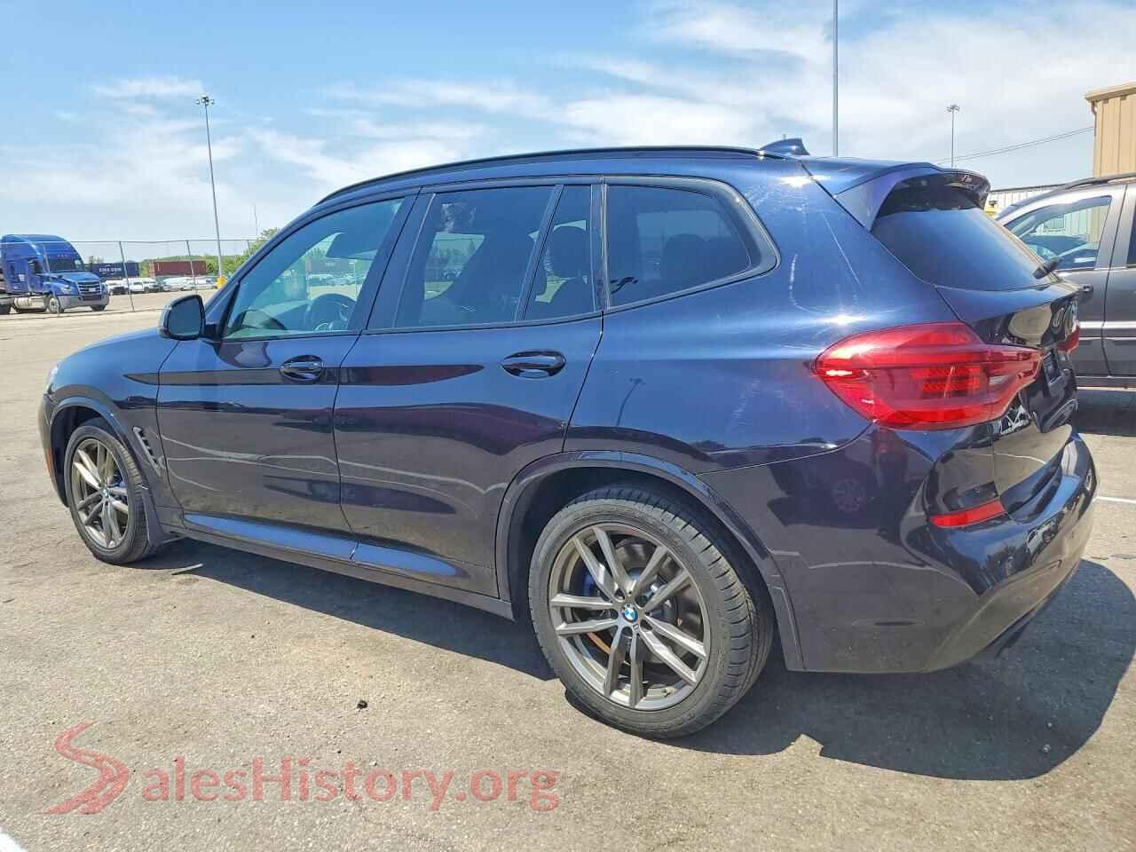 2019 BMW X3 VIN 5UXTS3C58K0Z03790, front view