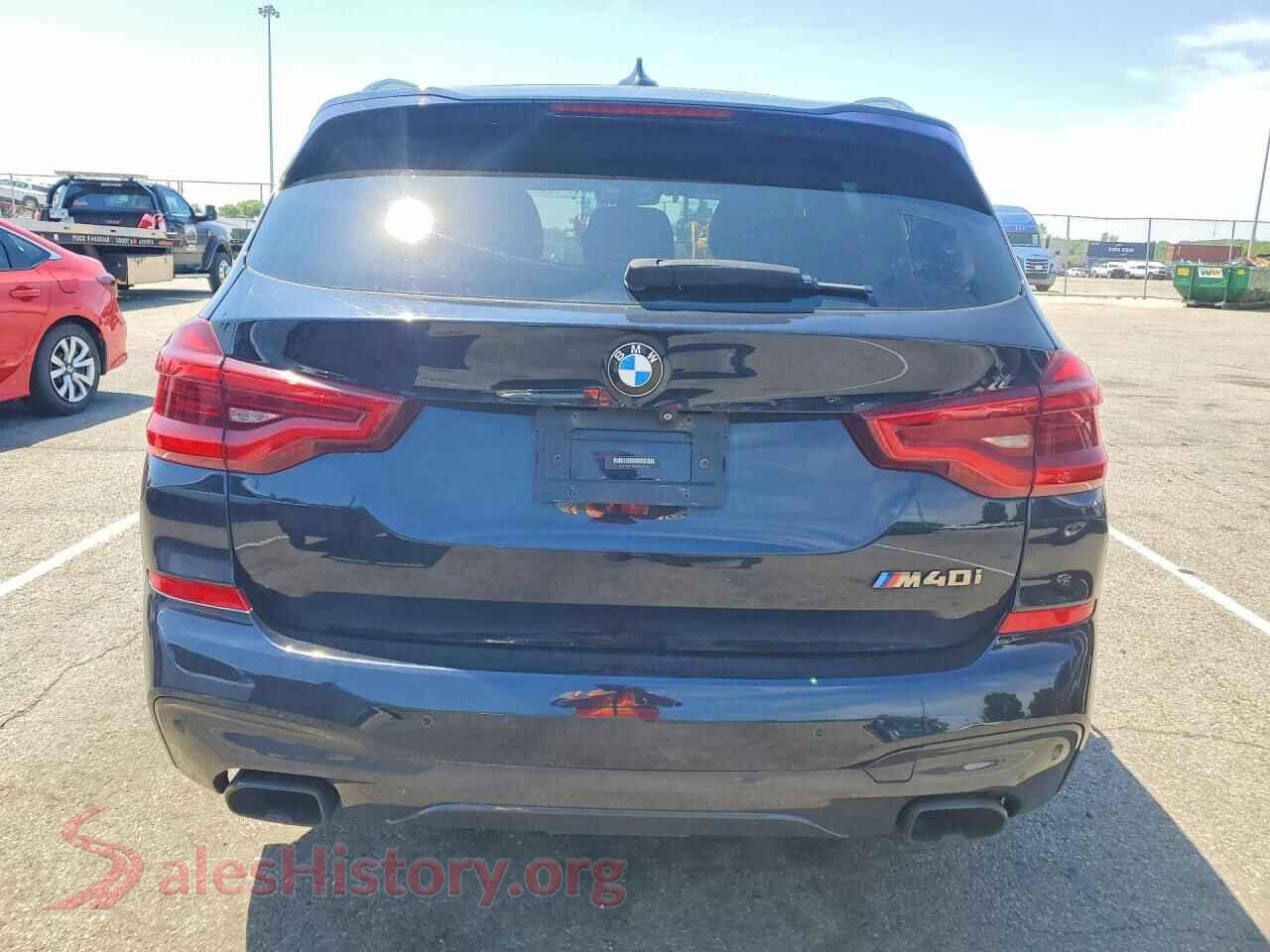 2019 BMW X3 VIN 5UXTS3C58K0Z03790, left side view