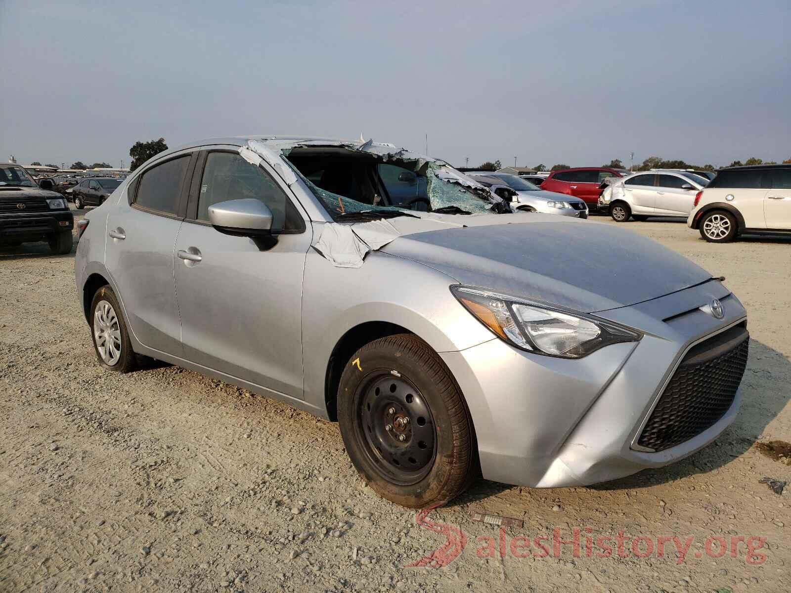 3MYDLBYV3KY506758 2019 TOYOTA YARIS