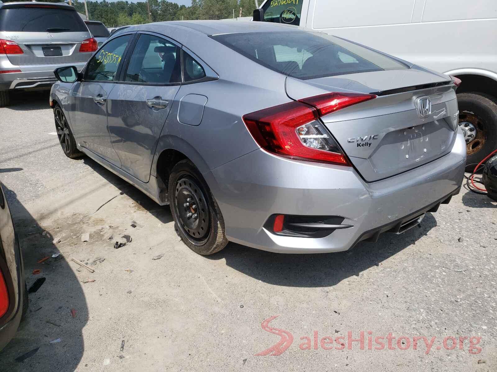 2HGFC2F85KH522522 2019 HONDA CIVIC