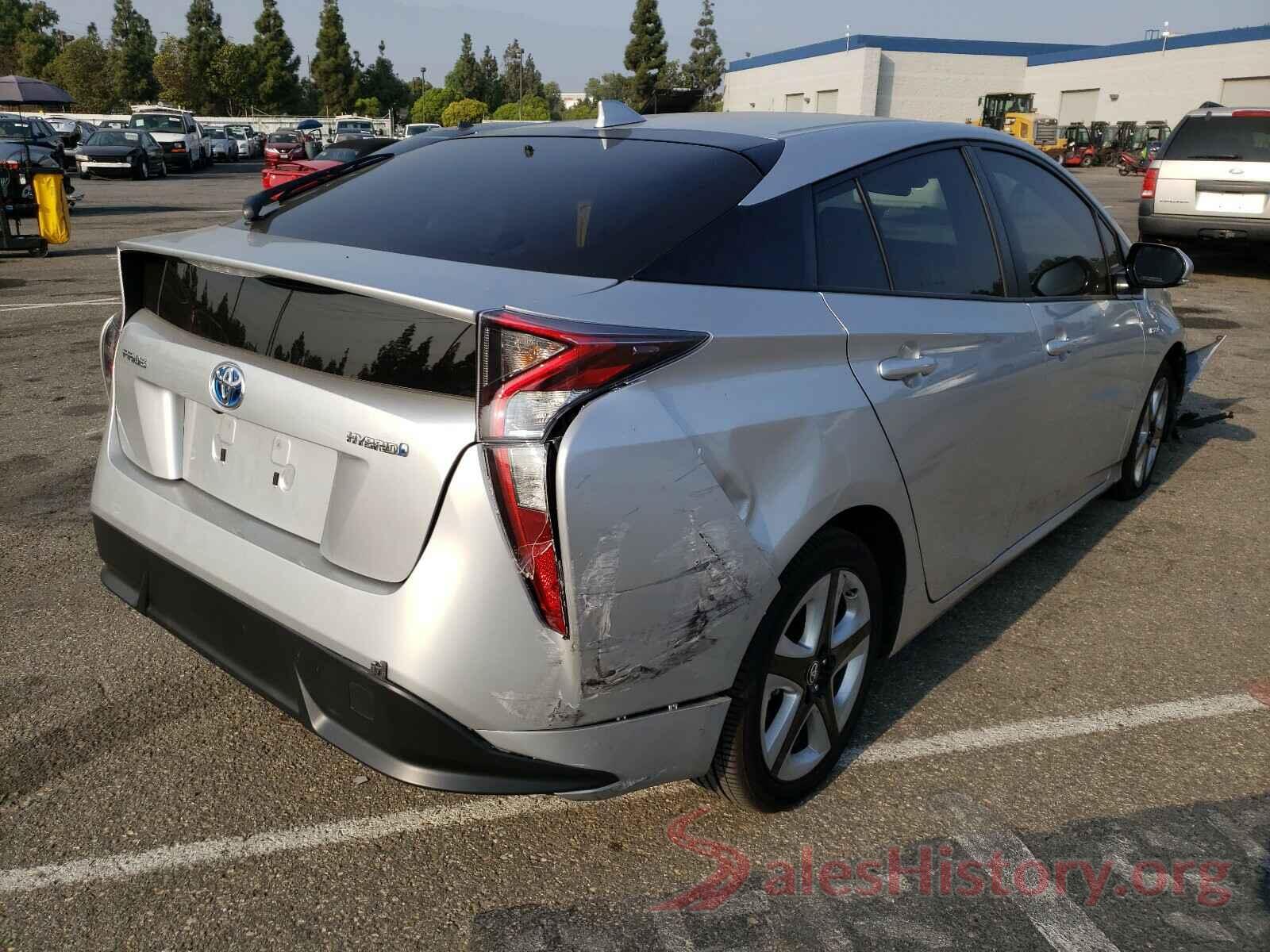 JTDKARFU1G3025714 2016 TOYOTA PRIUS