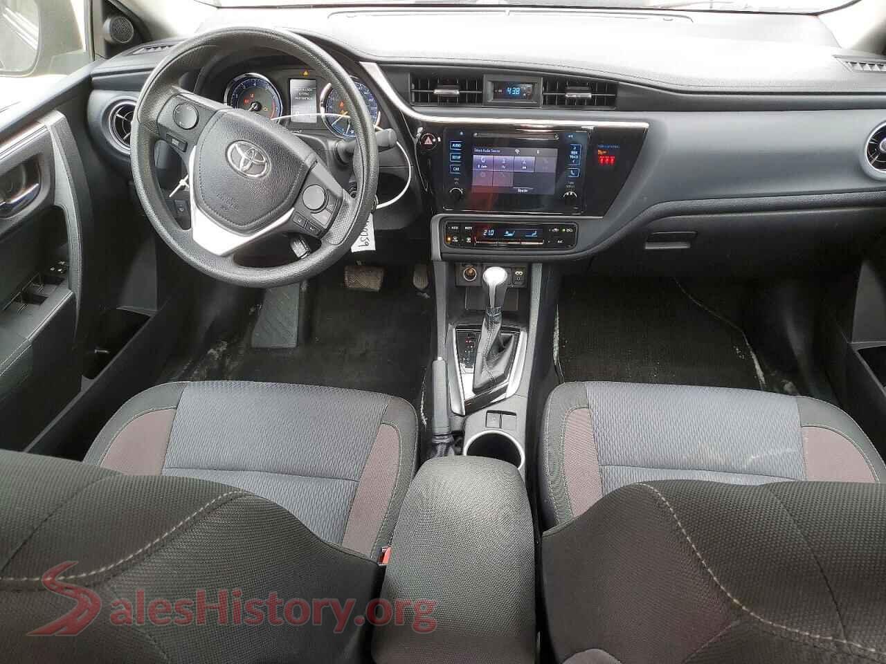 2018 TOYOTA COROLLA VIN 2T1BURHE9JC992003, interior dashboard