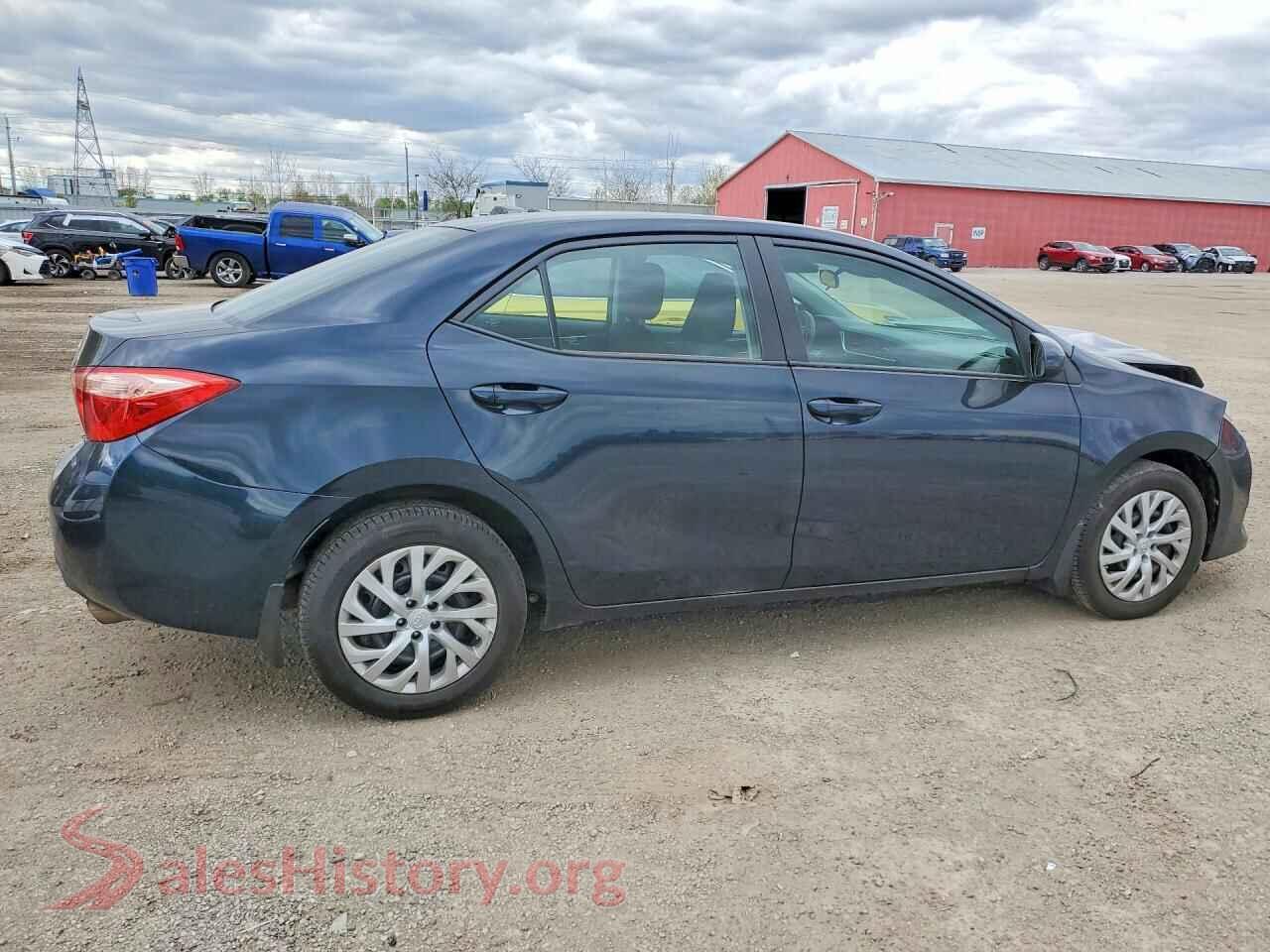 2018 TOYOTA COROLLA VIN 2T1BURHE9JC992003, right side view