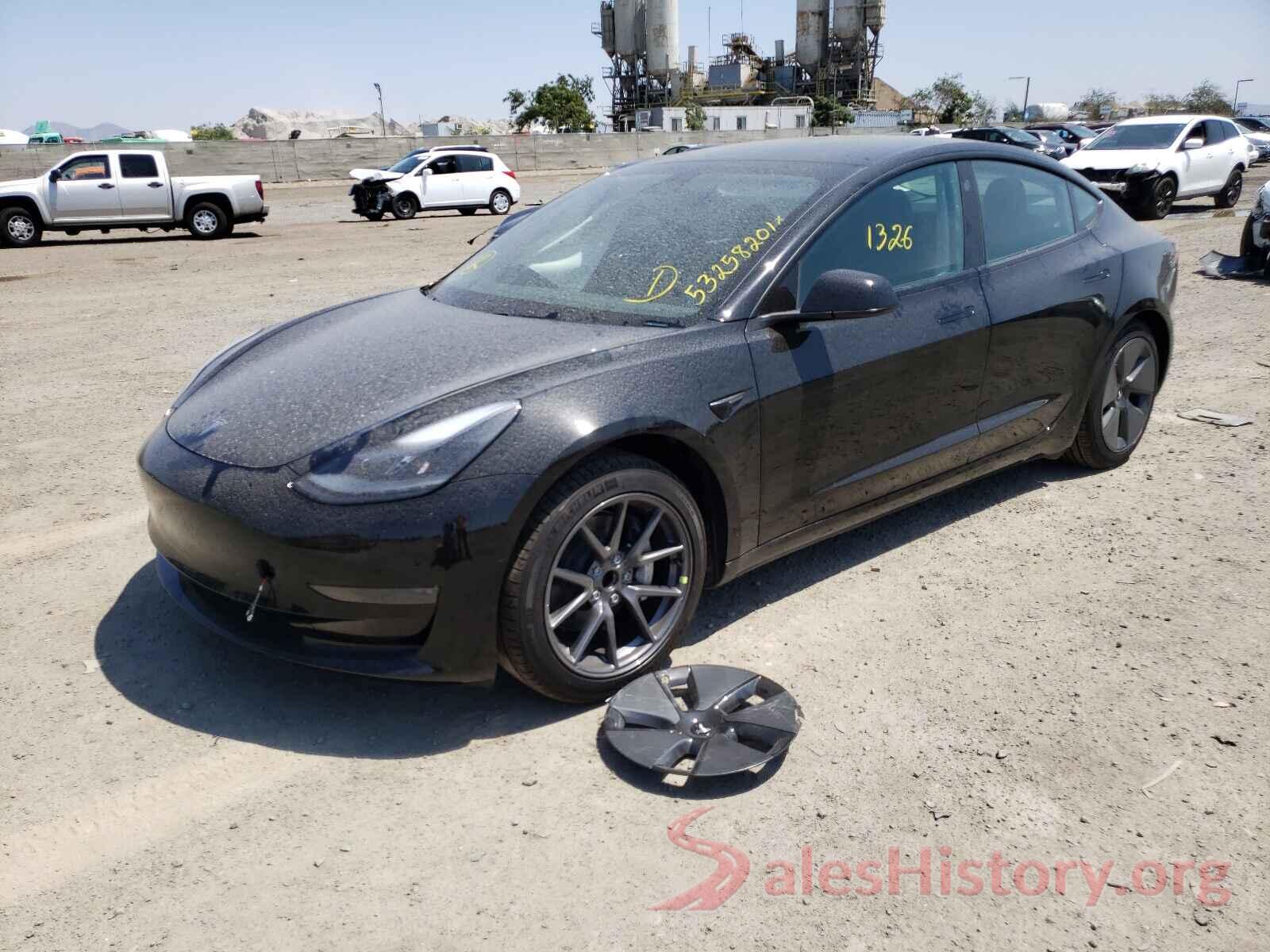 5YJ3E1EA2MF982031 2021 TESLA MODEL 3