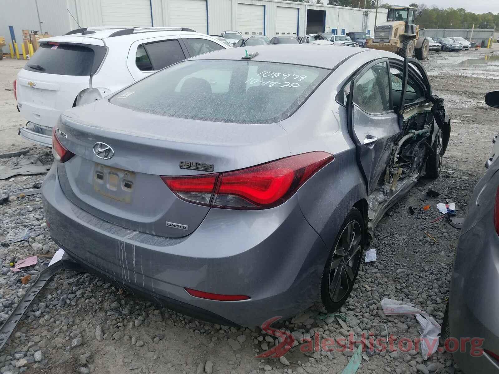 5NPDH4AE1GH669662 2016 HYUNDAI ELANTRA