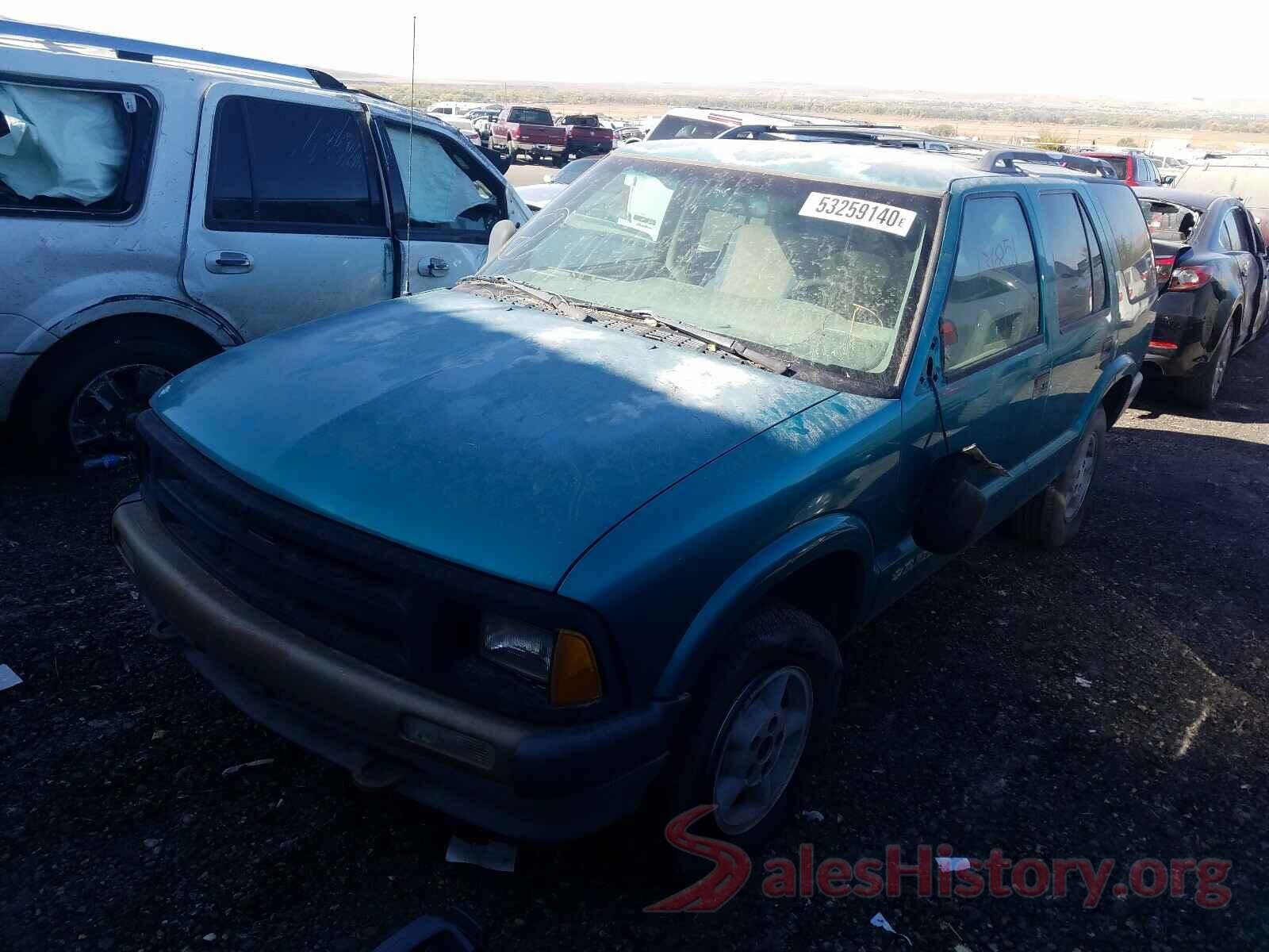 1GNDT13W2T2287582 1996 CHEVROLET BLAZER