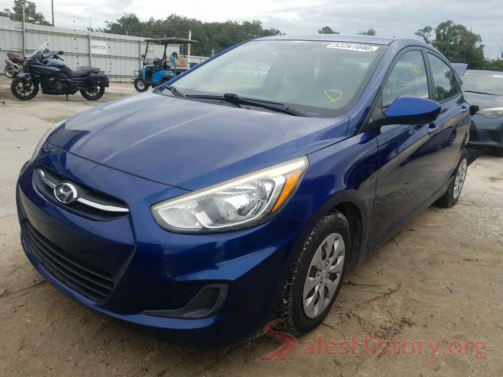 KMHCT4AE7GU990164 2016 HYUNDAI ACCENT