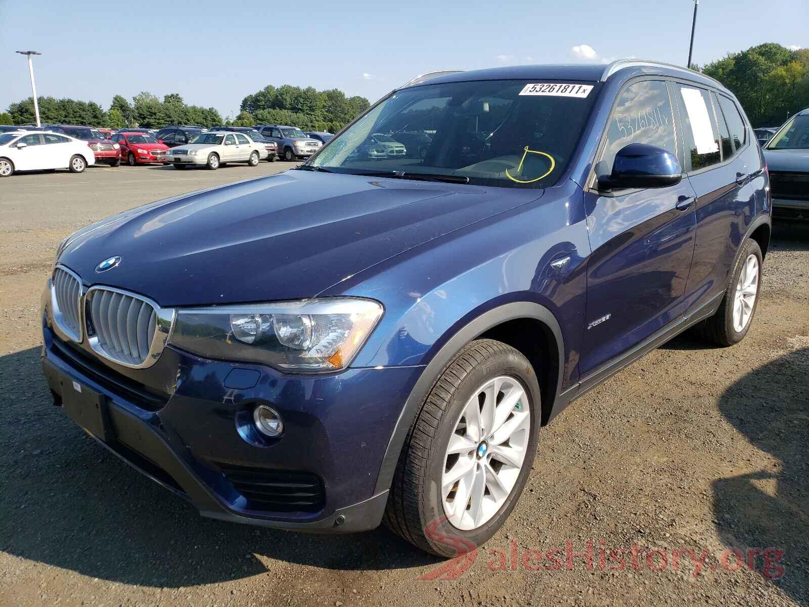 5UXWX9C52H0T14437 2017 BMW X3