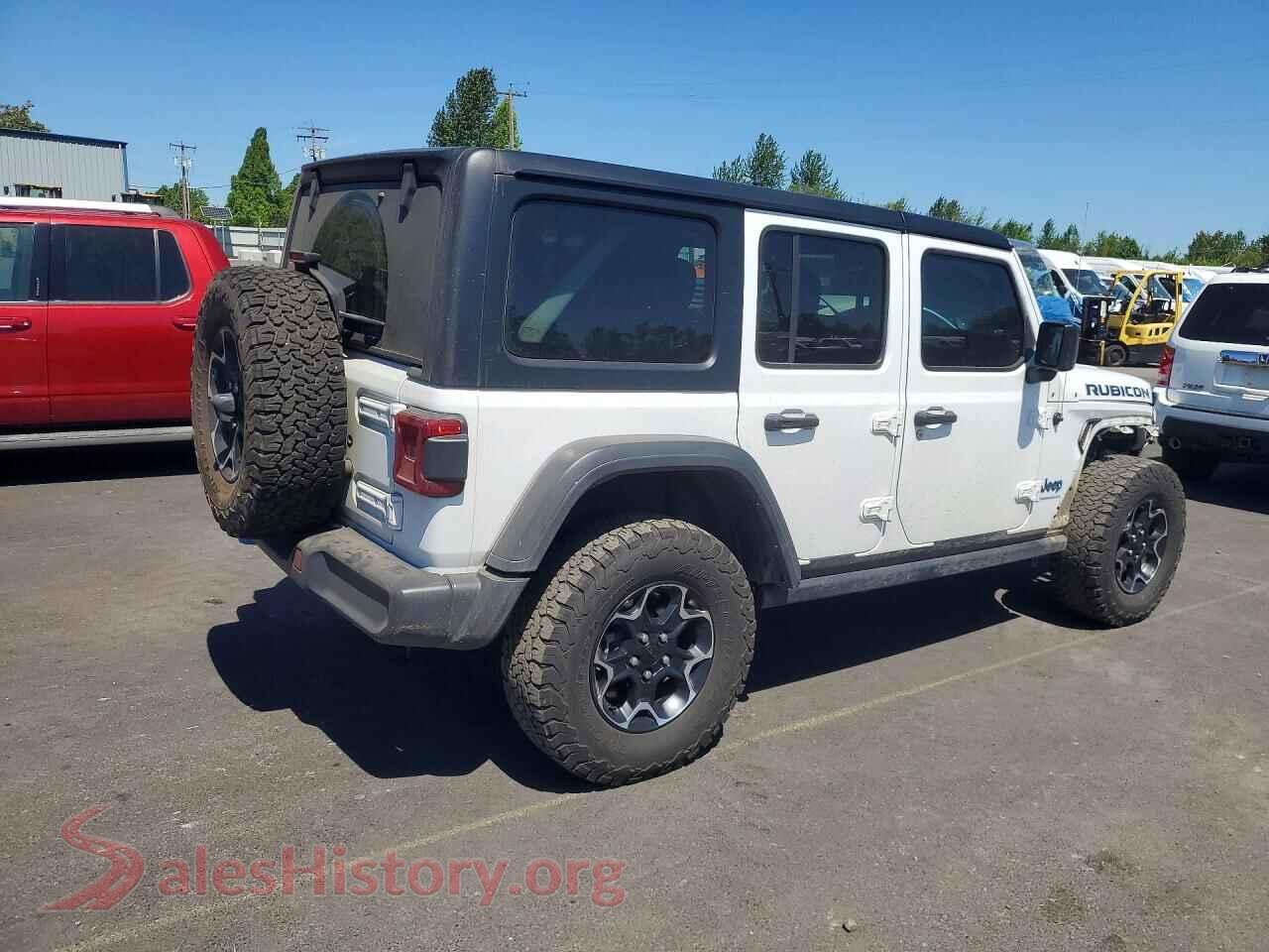 2023 JEEP WRANGLER VIN 1C4JJXR61PW700344, right side view