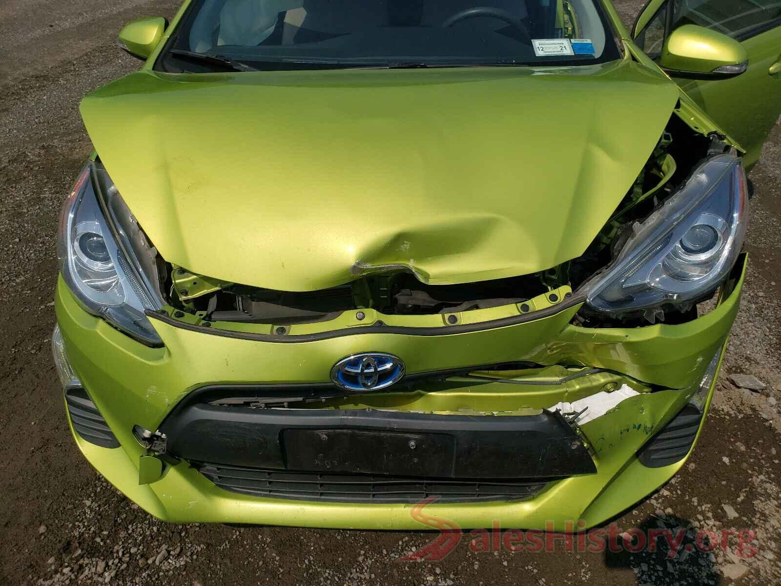 JTDKDTB35G1117261 2016 TOYOTA PRIUS