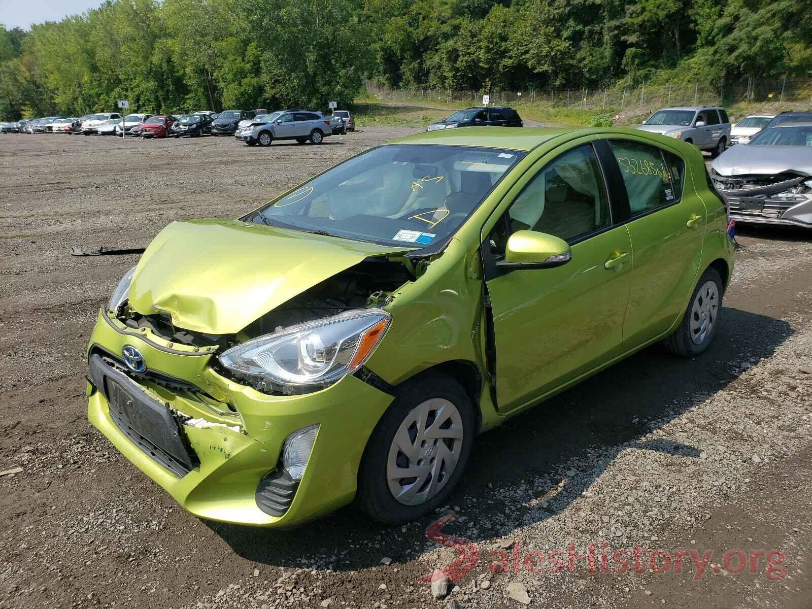 JTDKDTB35G1117261 2016 TOYOTA PRIUS