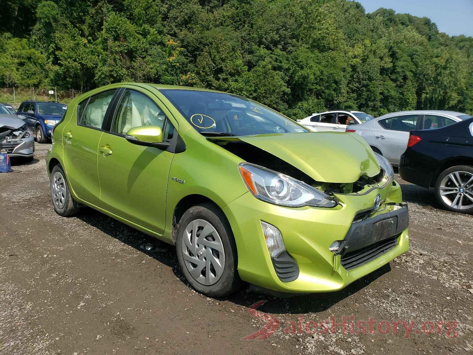 JTDKDTB35G1117261 2016 TOYOTA PRIUS