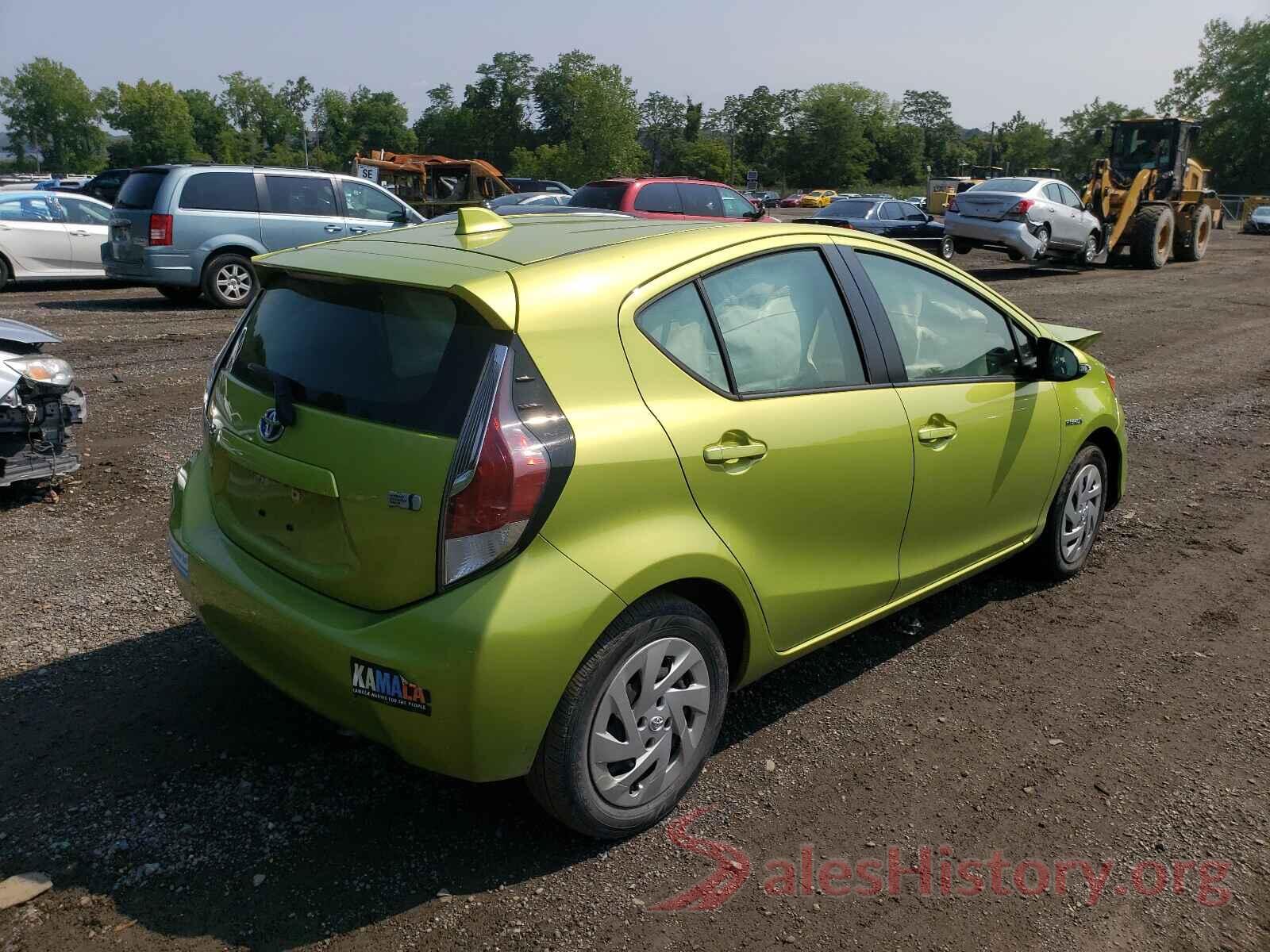 JTDKDTB35G1117261 2016 TOYOTA PRIUS