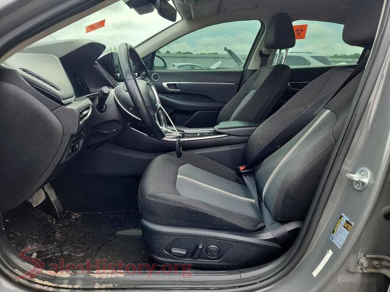 2020 HYUNDAI SONATA VIN 5NPEF4JA7LH028551, engine bay