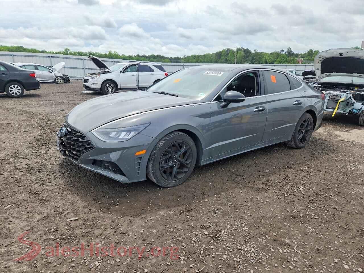 2020 HYUNDAI SONATA VIN 5NPEF4JA7LH028551, auction photo