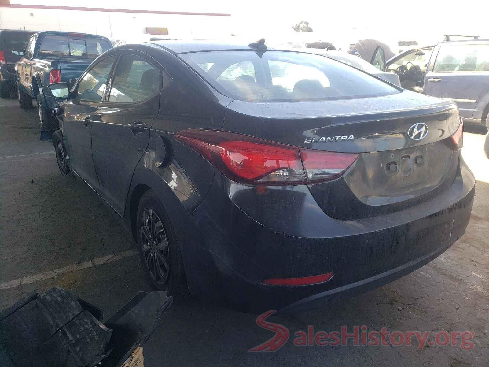 5NPDH4AEXGH711715 2016 HYUNDAI ELANTRA