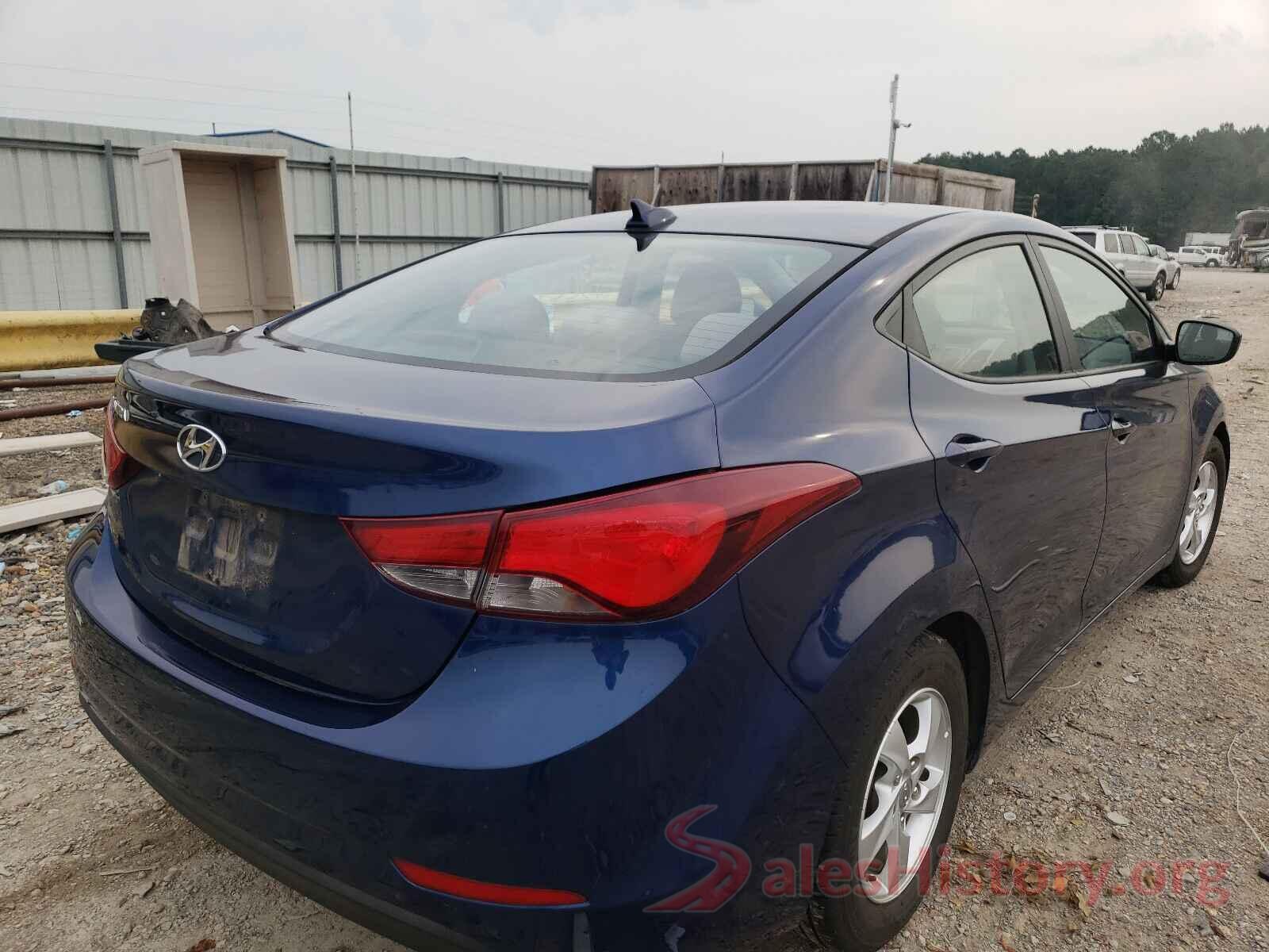 5NPDH4AE0GH663061 2016 HYUNDAI ELANTRA