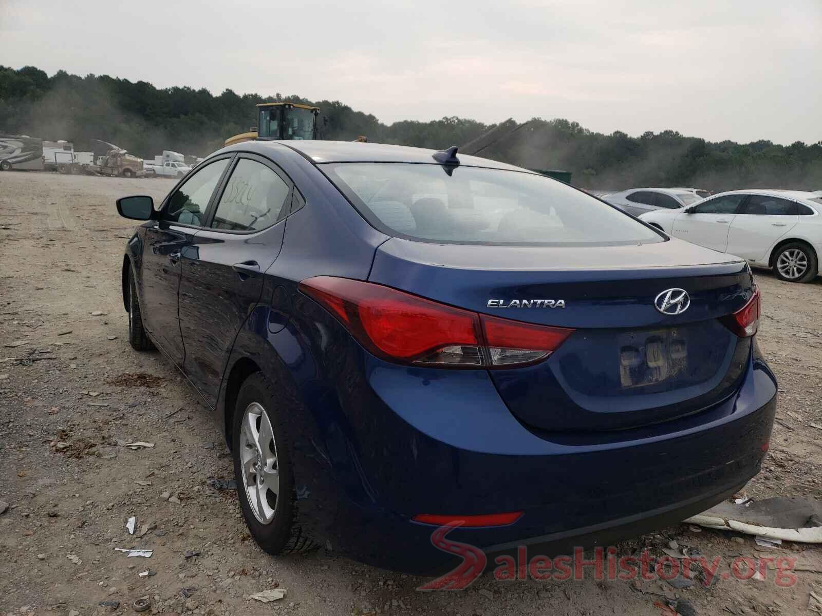 5NPDH4AE0GH663061 2016 HYUNDAI ELANTRA