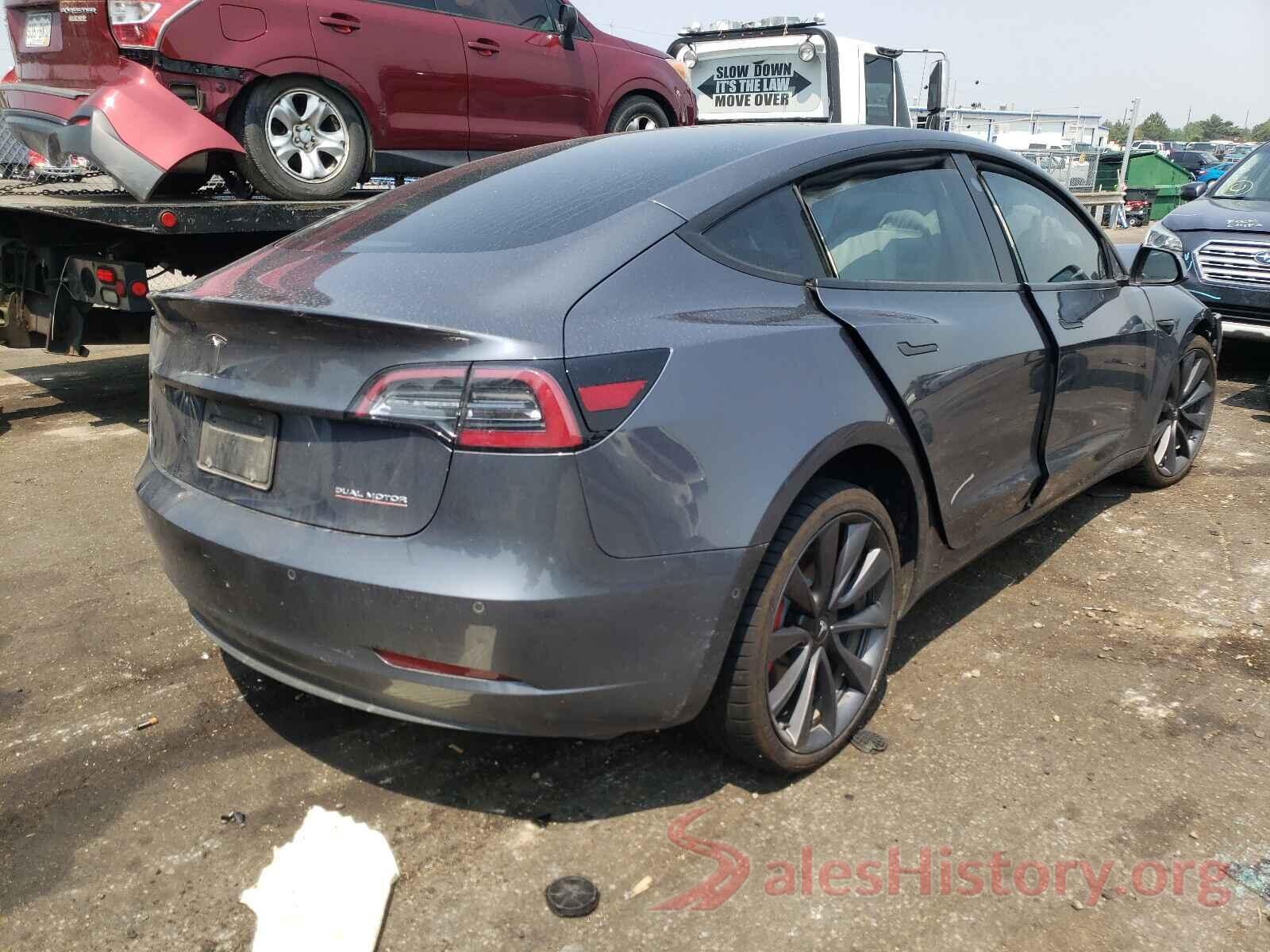 5YJ3E1EC5LF713456 2020 TESLA MODEL 3