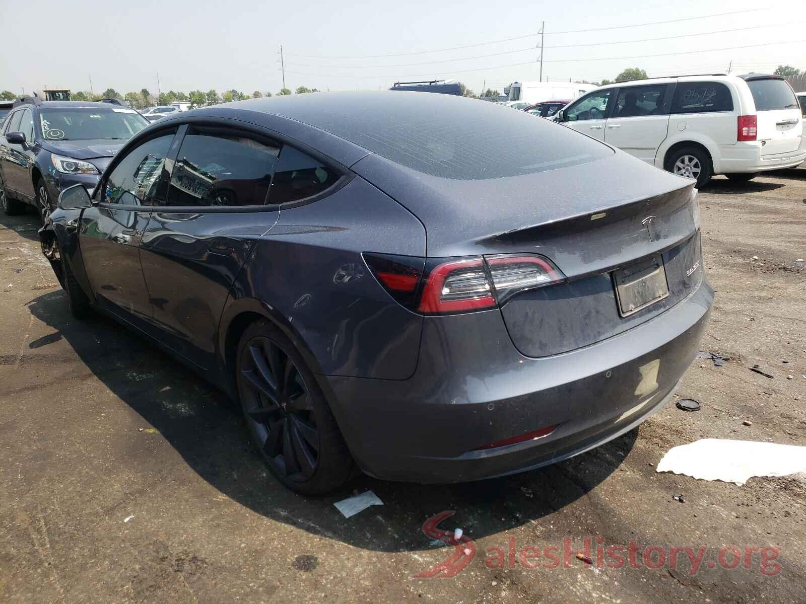 5YJ3E1EC5LF713456 2020 TESLA MODEL 3