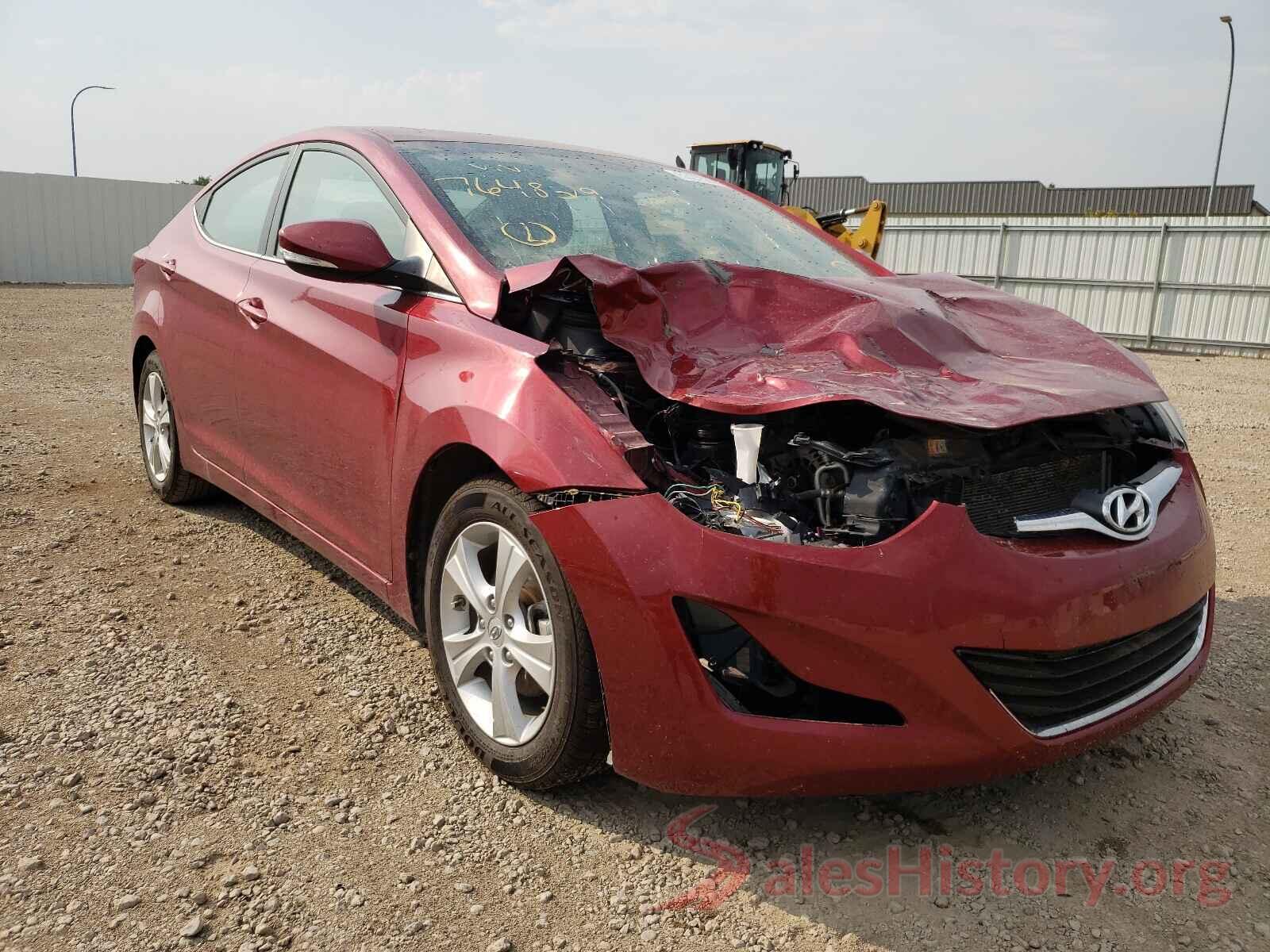 5NPDH4AE4GH764829 2016 HYUNDAI ELANTRA