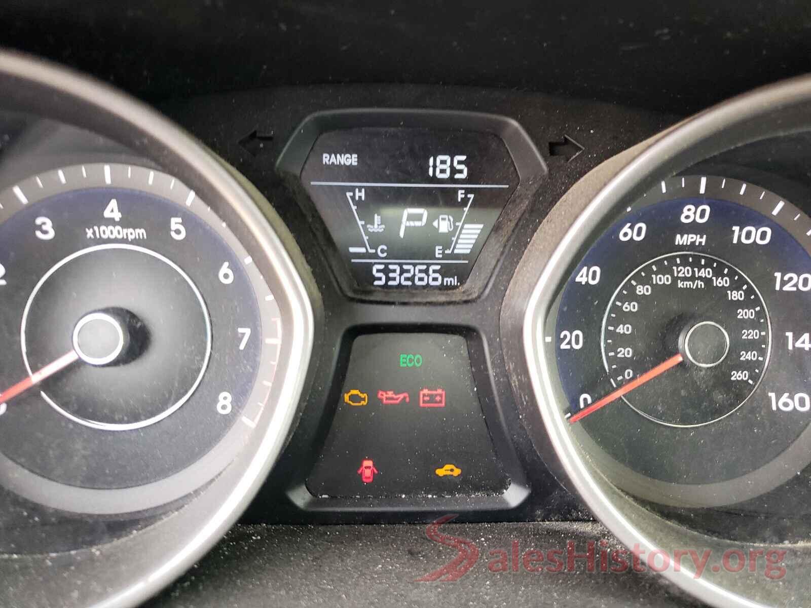 5NPDH4AE4GH764829 2016 HYUNDAI ELANTRA