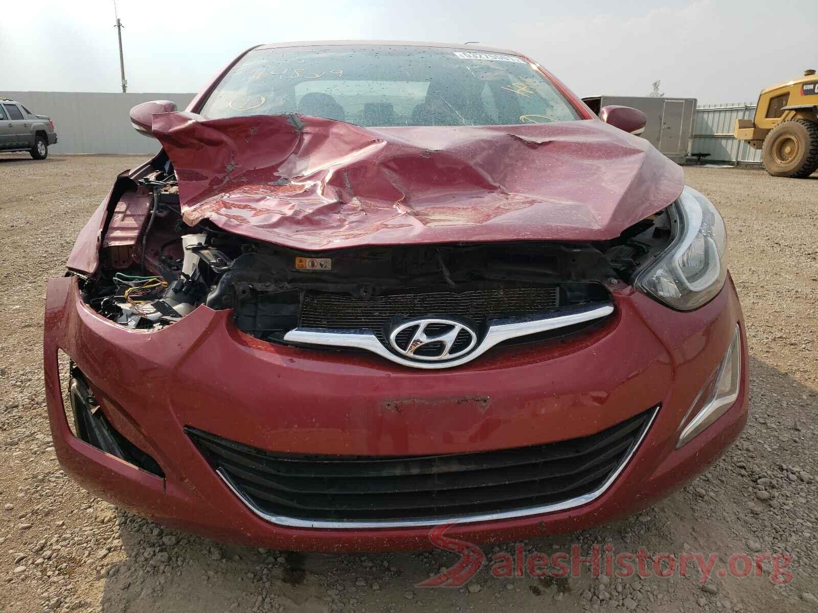 5NPDH4AE4GH764829 2016 HYUNDAI ELANTRA